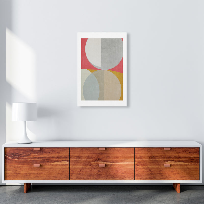 Abstract Colourful Circles Original A2 Canvas