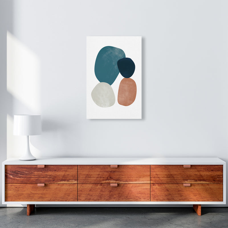 Abstract Earth Shapes Print Original A2 Canvas