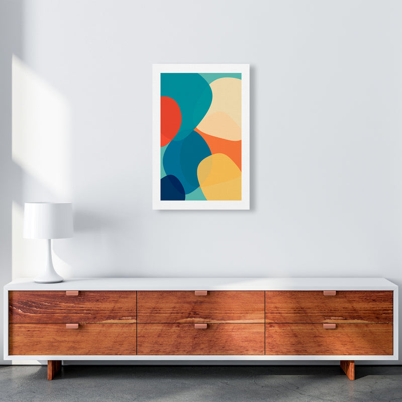 Abstract Multicolour Design Original A2 Canvas