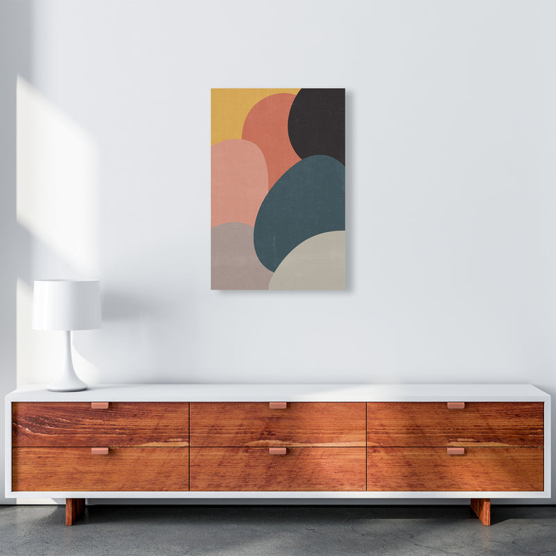 Colorful Abstract Shapes Original A2 Canvas