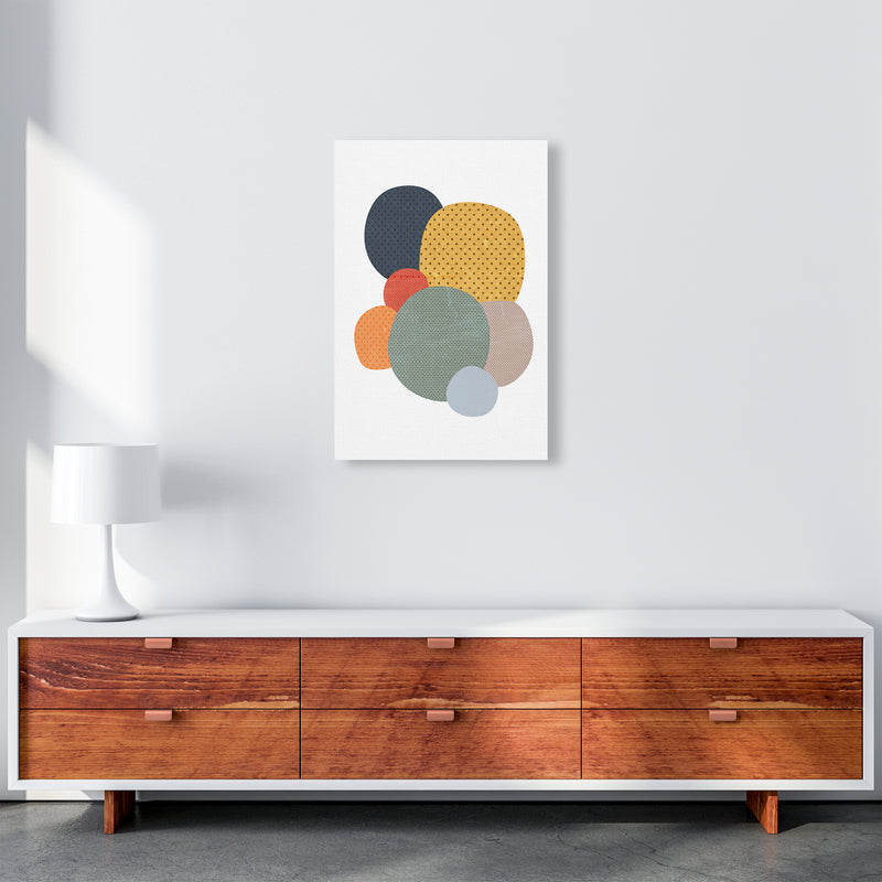 Fun Abstract Nursery Shapes Original A2 Canvas