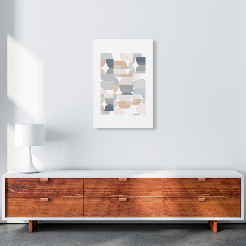 Light Desaturated Abstract Wall Art A2 Canvas