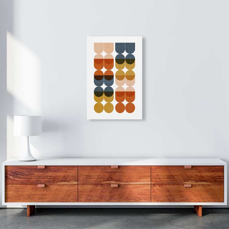 Mid Century Modern Colorful Original A2 Canvas