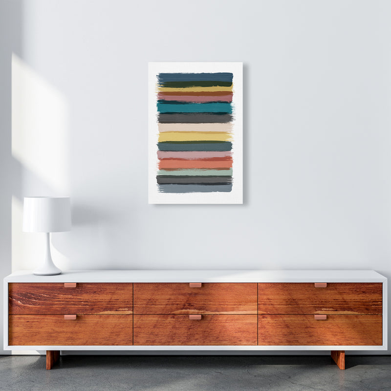 Multicolor Brush Strokes Original A2 Canvas