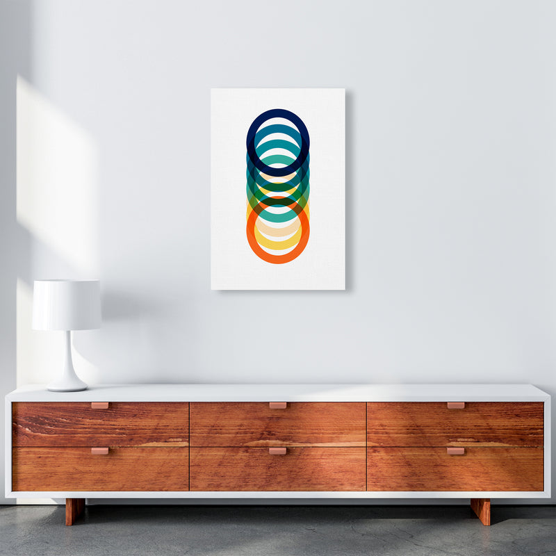 Mid Century Rings Original A2 Canvas