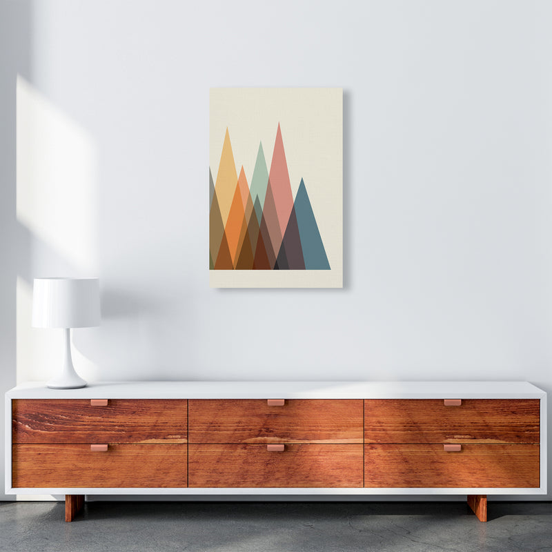 Mid Century Abstract Pair B Original A2 Canvas