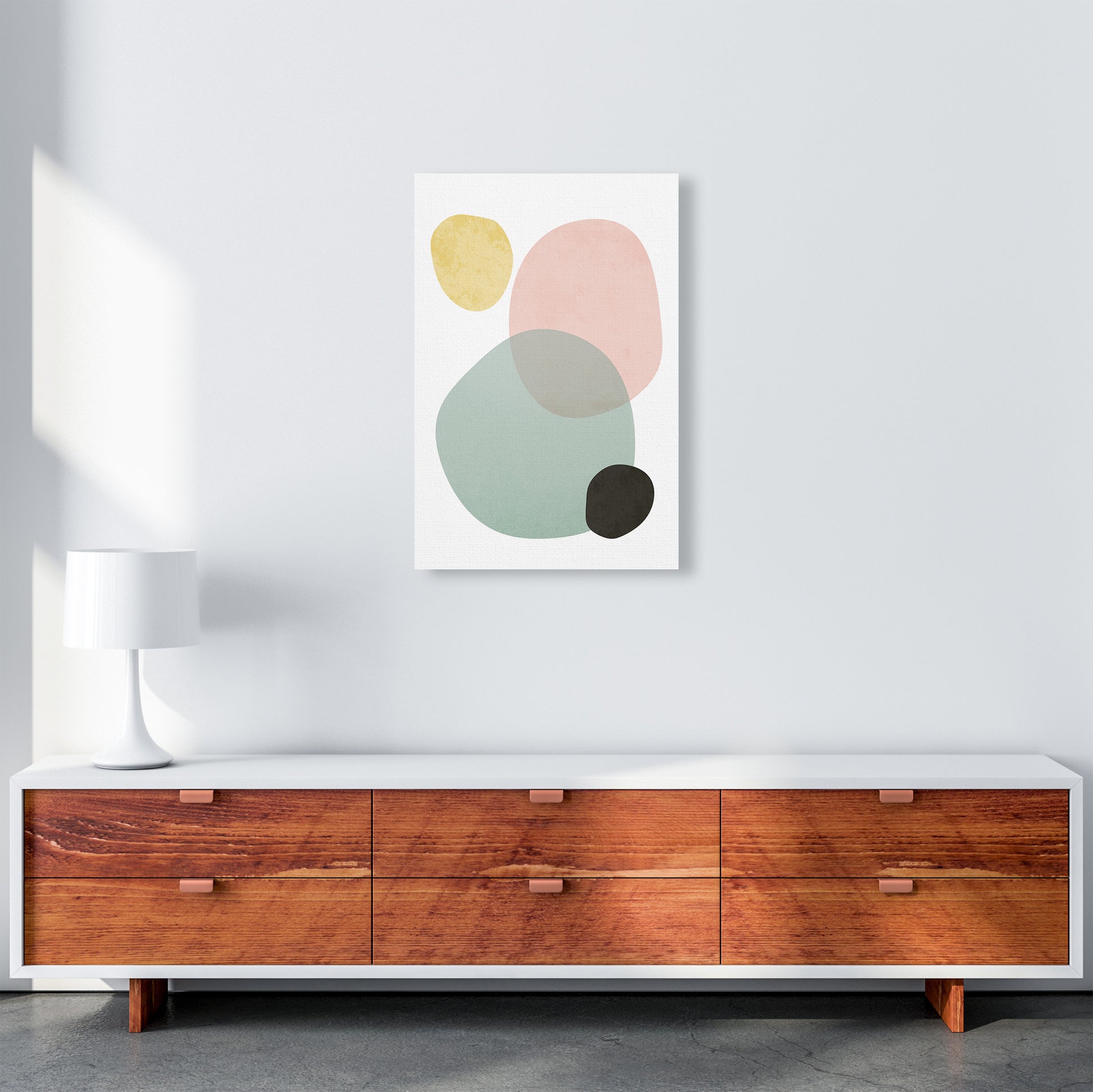 Abstract Pastel Original A A2 Canvas