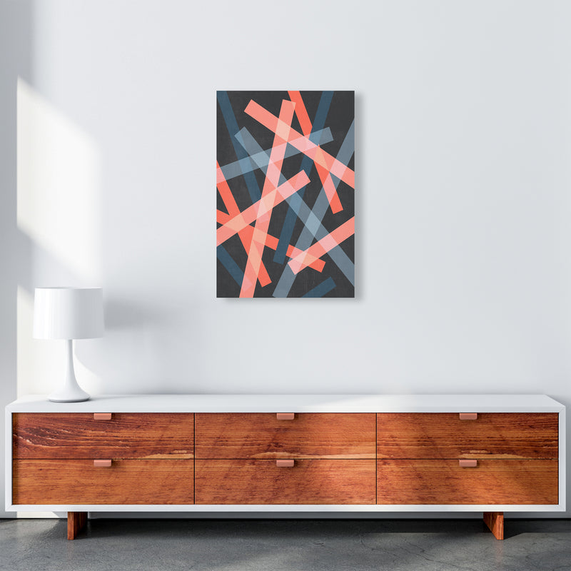 Abstract Colourful Print B A2 Canvas
