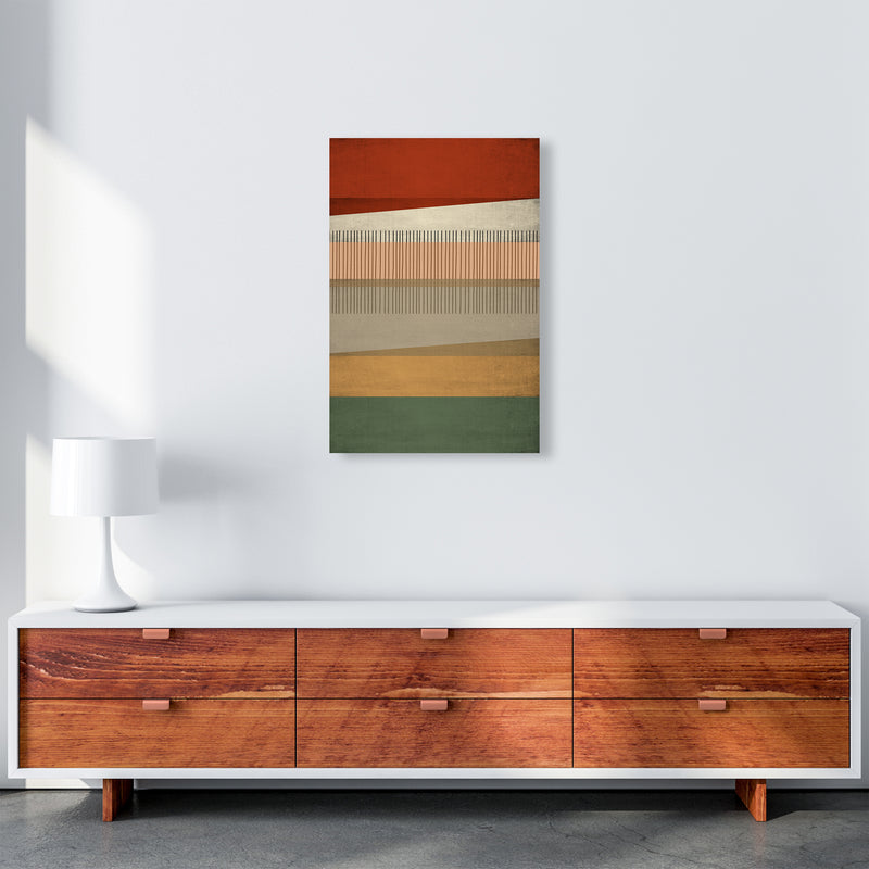 Abstract Earth Tone Prints B A2 Canvas