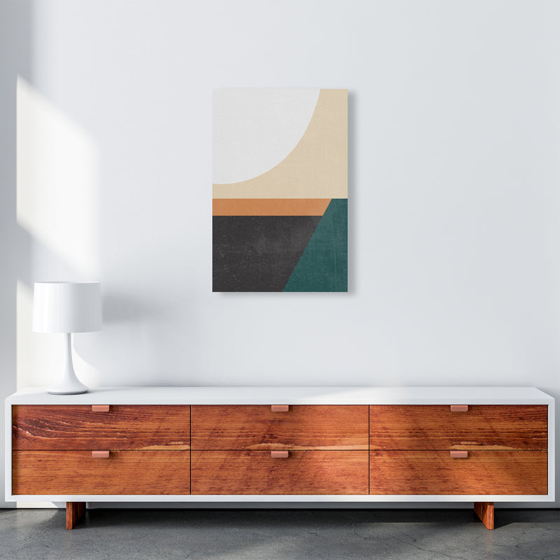Colourful Mid Century Modern Print A A2 Canvas