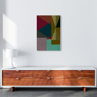 Dark Colourful Abstract Print A A2 Canvas