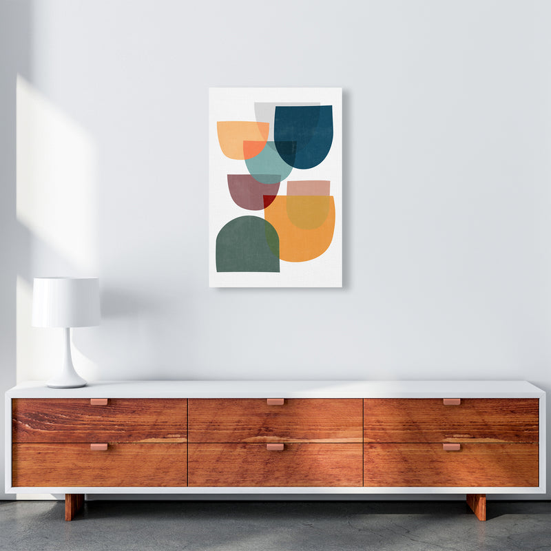 Mid Century Modern Colour A A2 Canvas