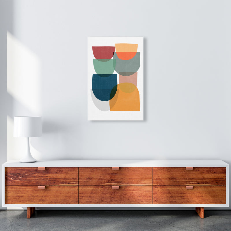 Mid Century Modern Colour B A2 Canvas