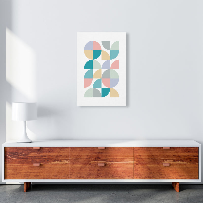 Abstract Pastel Nursery Print A A2 Canvas