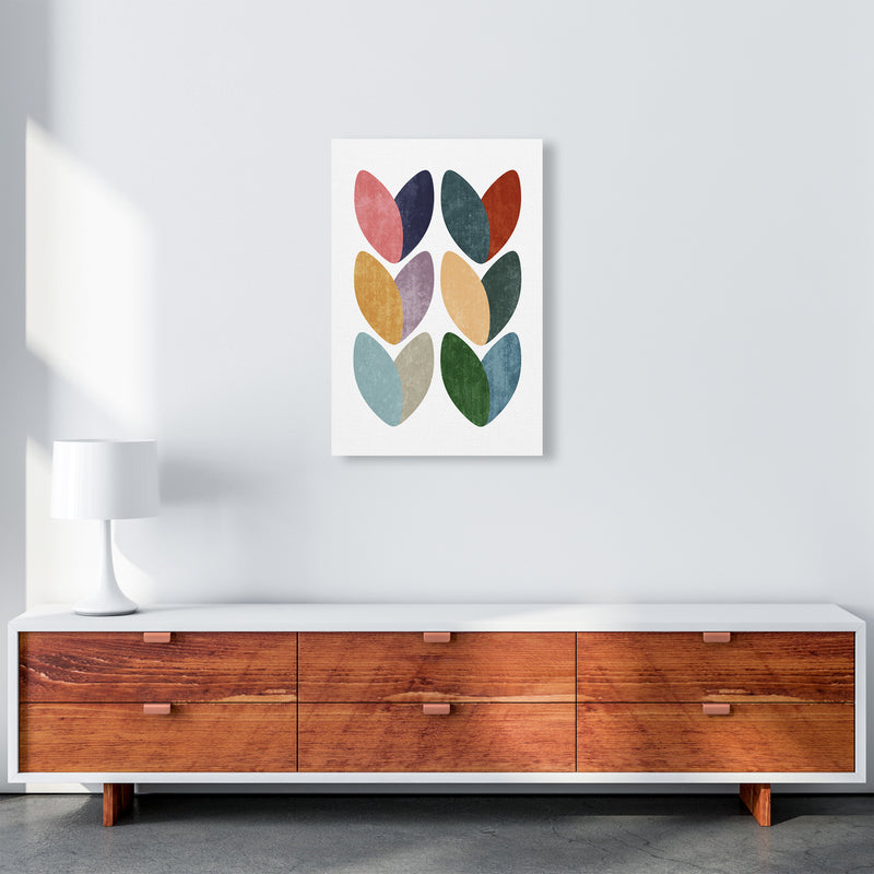 Scandinavian Hearts Wall Art Print C A2 Canvas