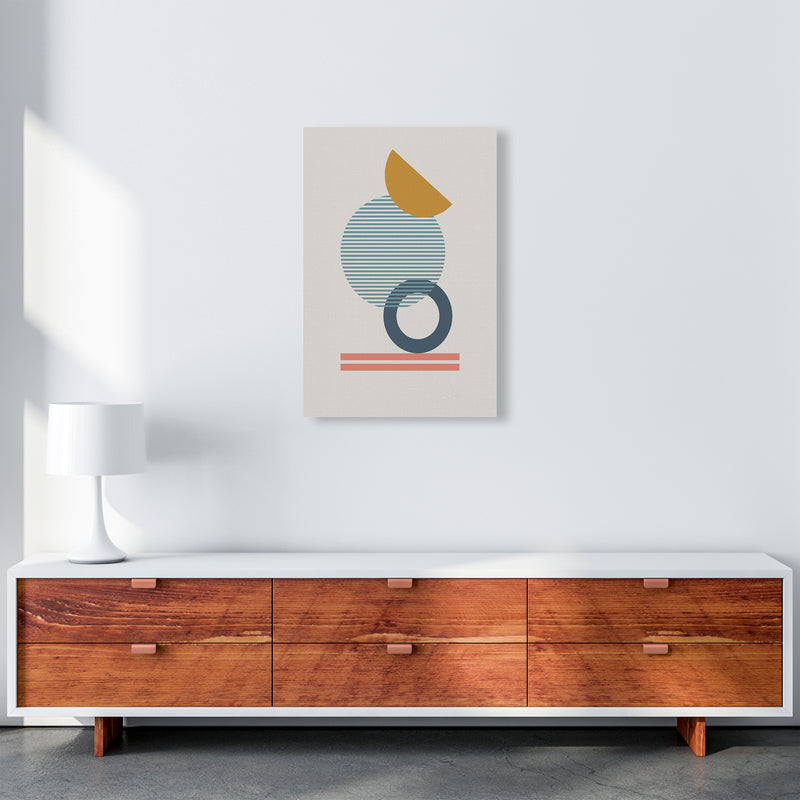 Mid Century Modern Prints on Grey E A2 Canvas
