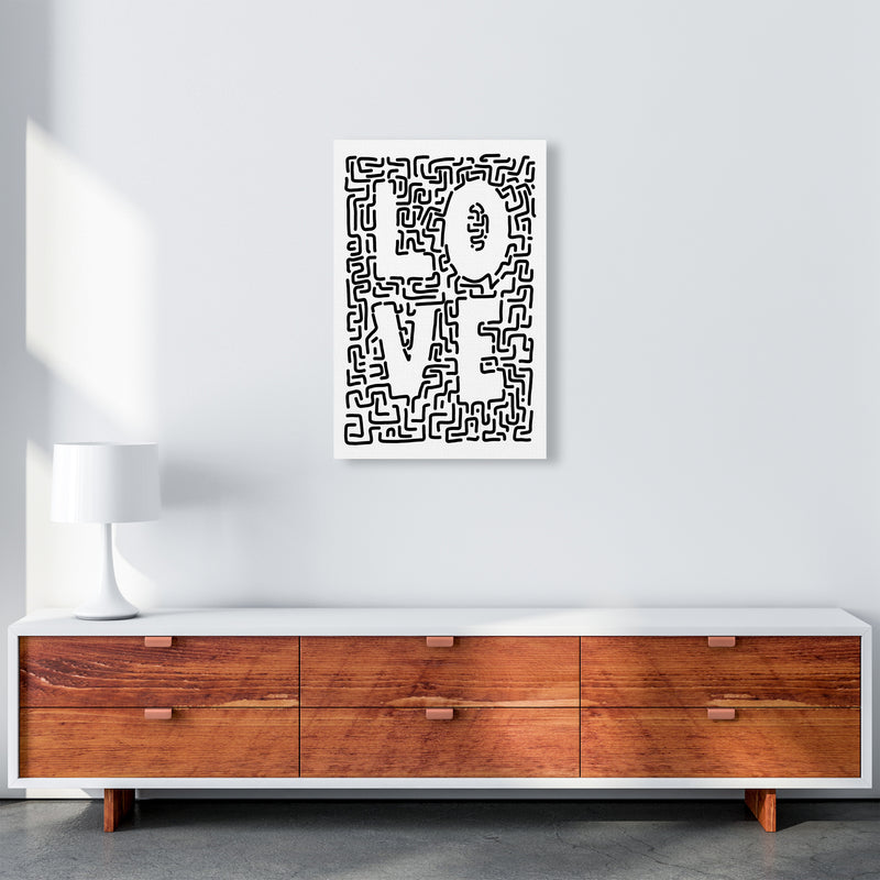 Doodle LOVE Print Original A2 Canvas