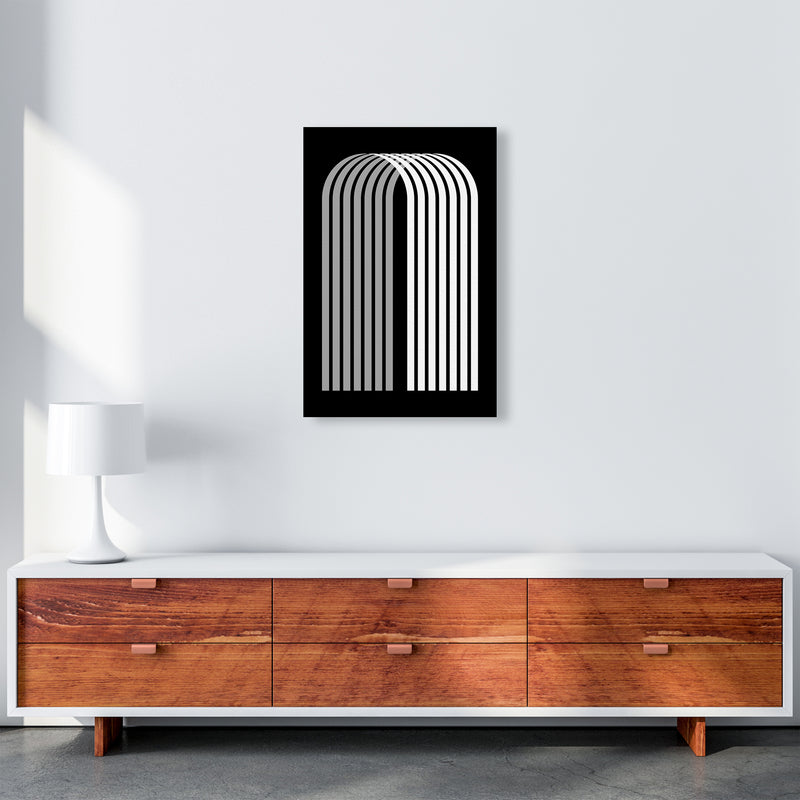 Modern BW Geometric Original A2 Canvas