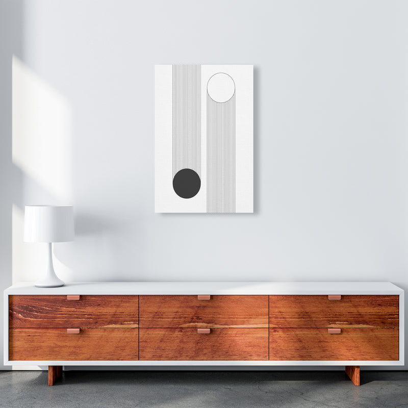 Mid Century Bauhaus Verticle Original A2 Canvas