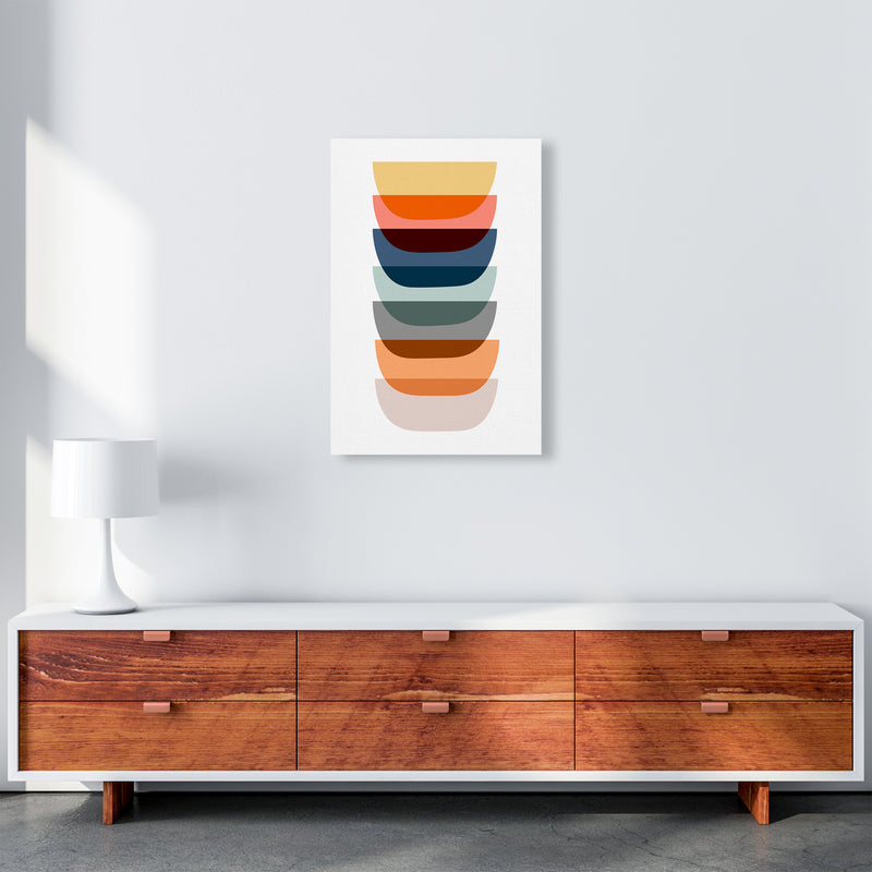 Abstract Mid Century Art Original A2 Canvas