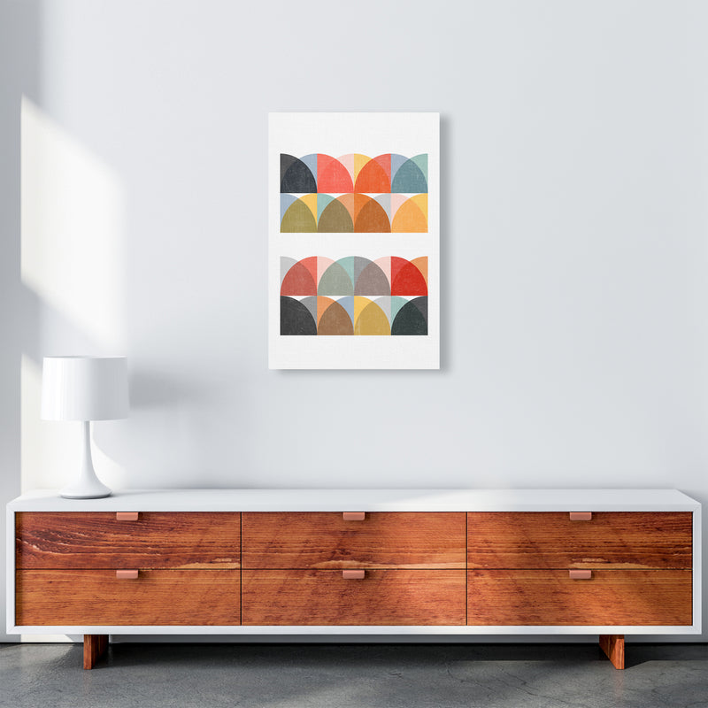 Scandinavian Colorful Geo Original2 A2 Canvas