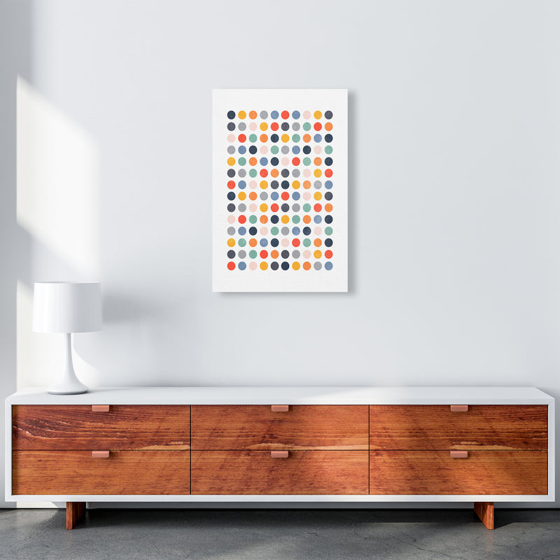 Scandinavian Dots Artwork Original A2 Canvas