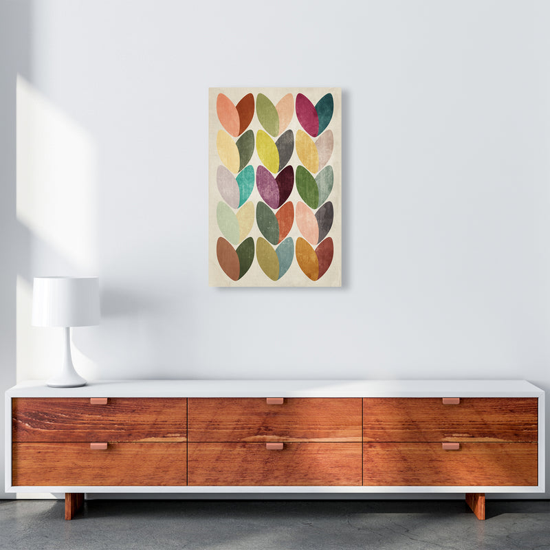 Scandinavian Wall Art on Grey A2 Canvas