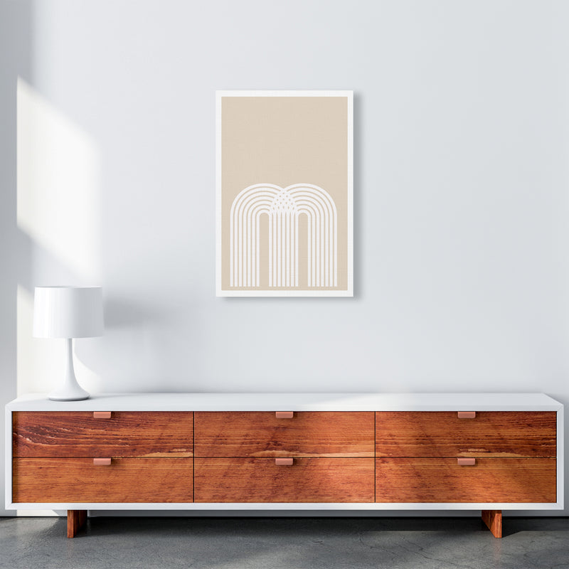 Art Deco Neutral Original A2 Canvas