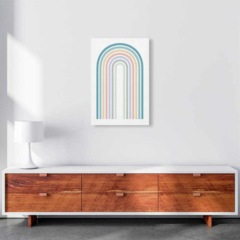 Colorful Rainbow Print Original A2 Canvas