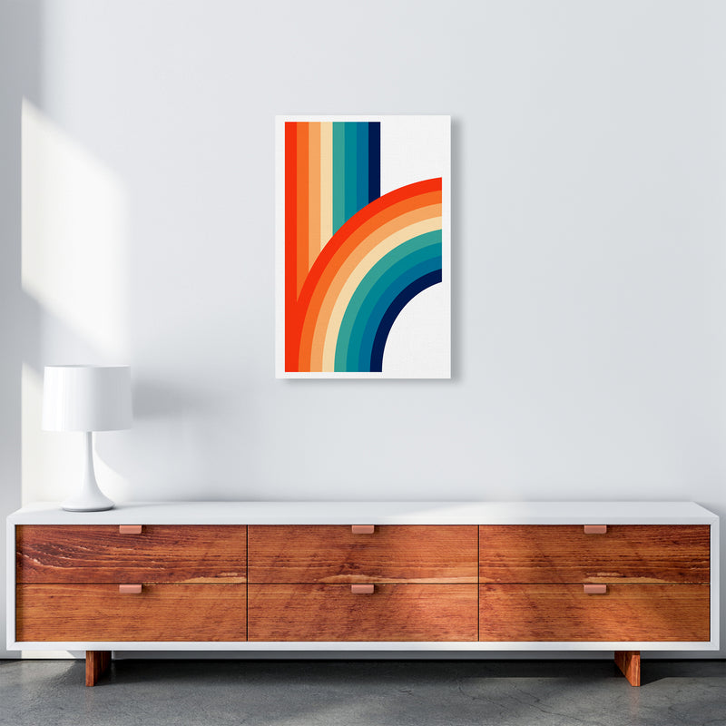 Rainbow Curve One Original A2 Canvas