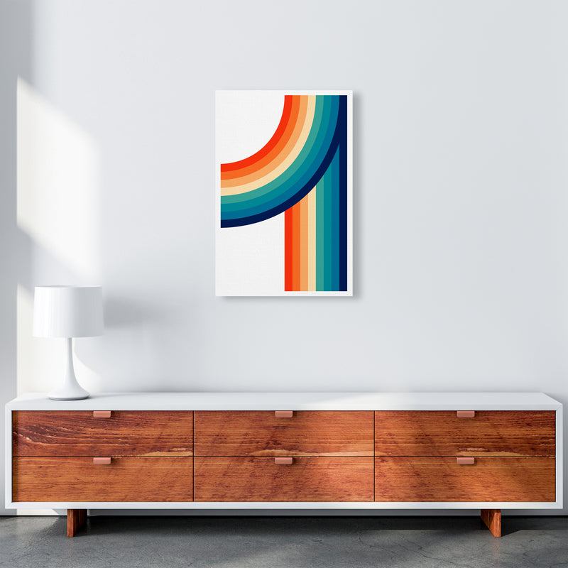 Rainbow Curve Two Original A2 Canvas