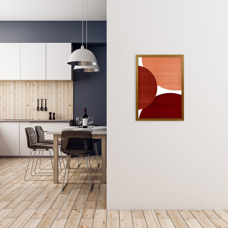 Abstract Art Reds Original Modern Contemporary Art Print by Print Punk Studio A2 Print Only