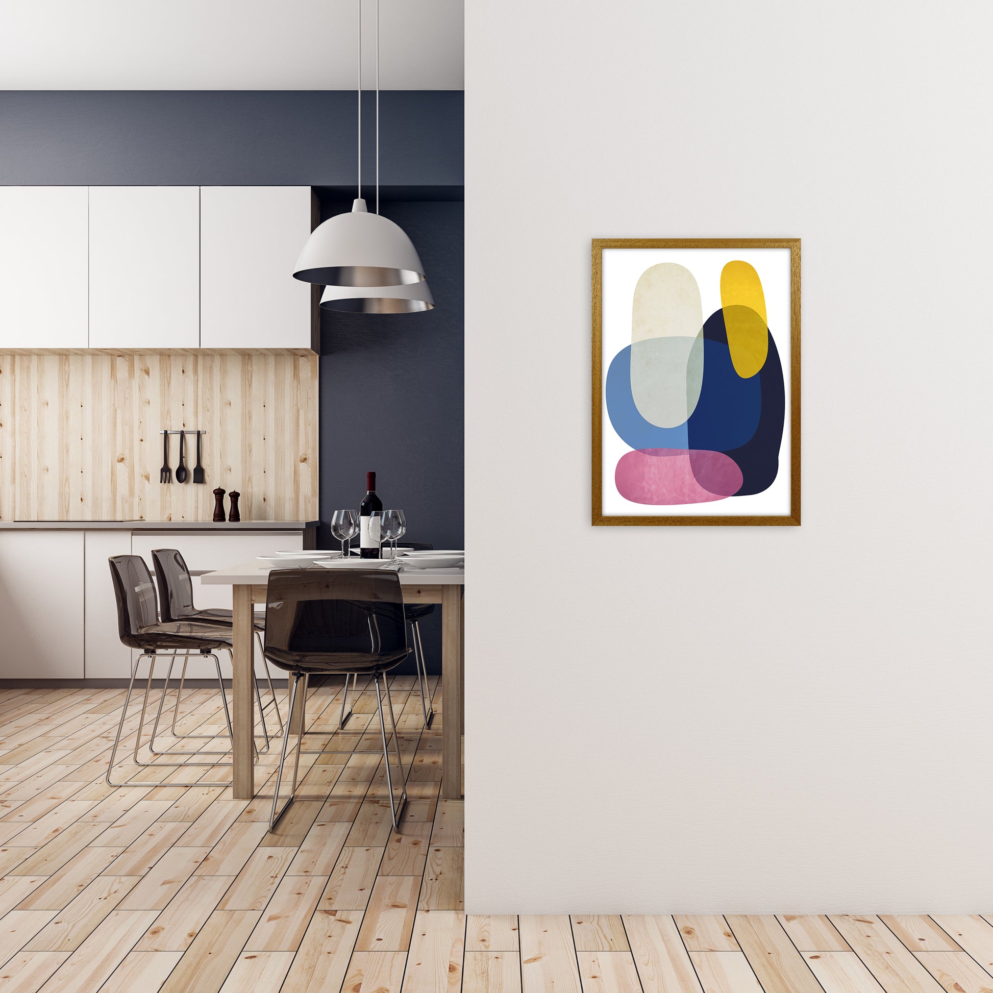 Abstract Pebbles 2 Original A2 Print Only