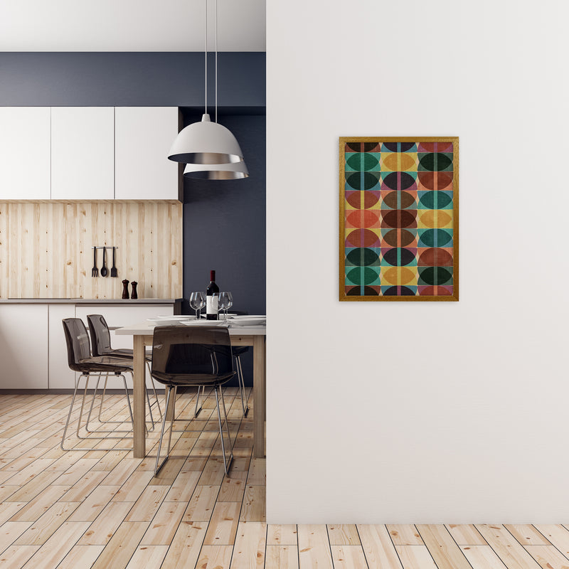 Warm Abstract Pattern Original A2 Print Only