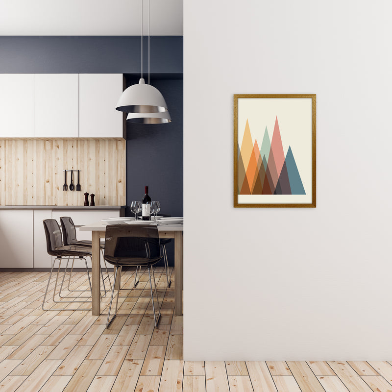 Mid Century Abstract Pair B Original A2 Print Only