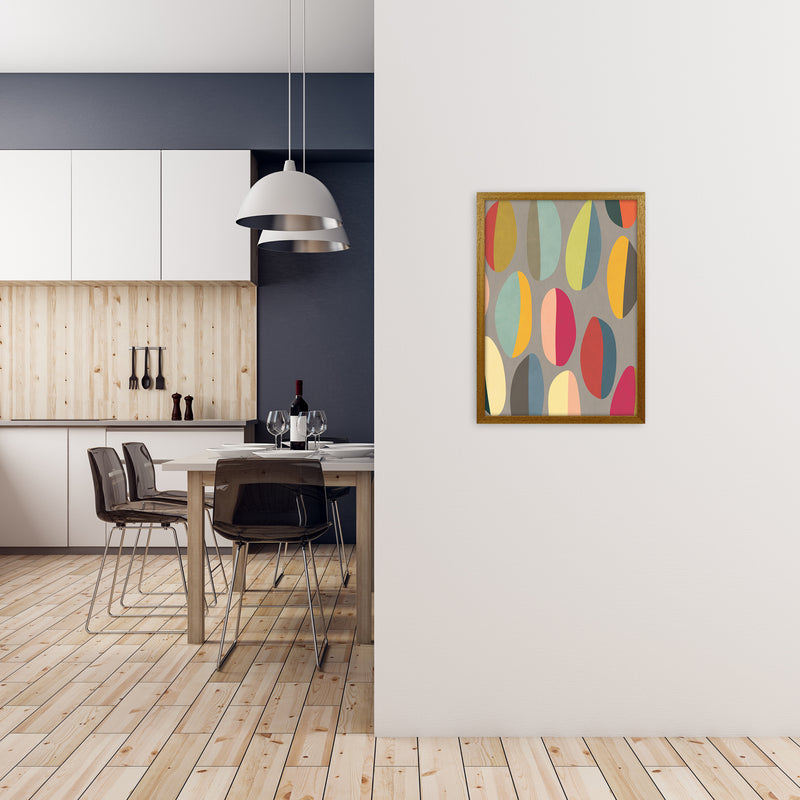 Mid Century Half Pebbles Pair One A A2 Print Only