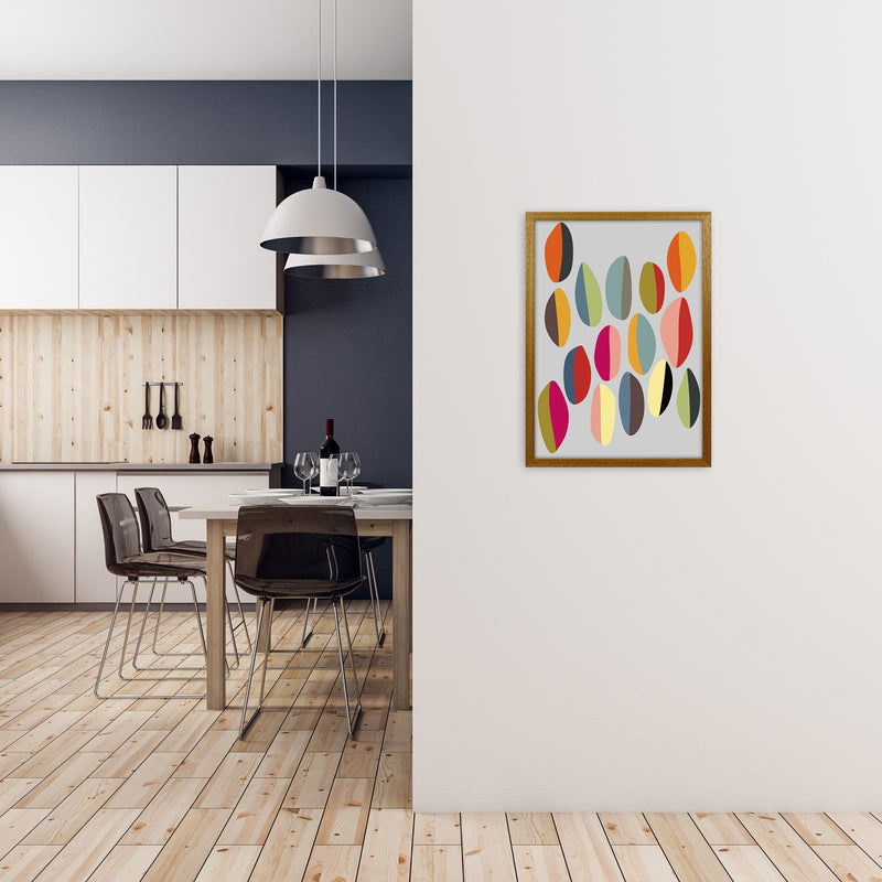 Mid Century Half Pebbles Pair Two B A2 Print Only