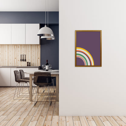 Pair of Nursery Rainbow Prints Right B A2 Print Only