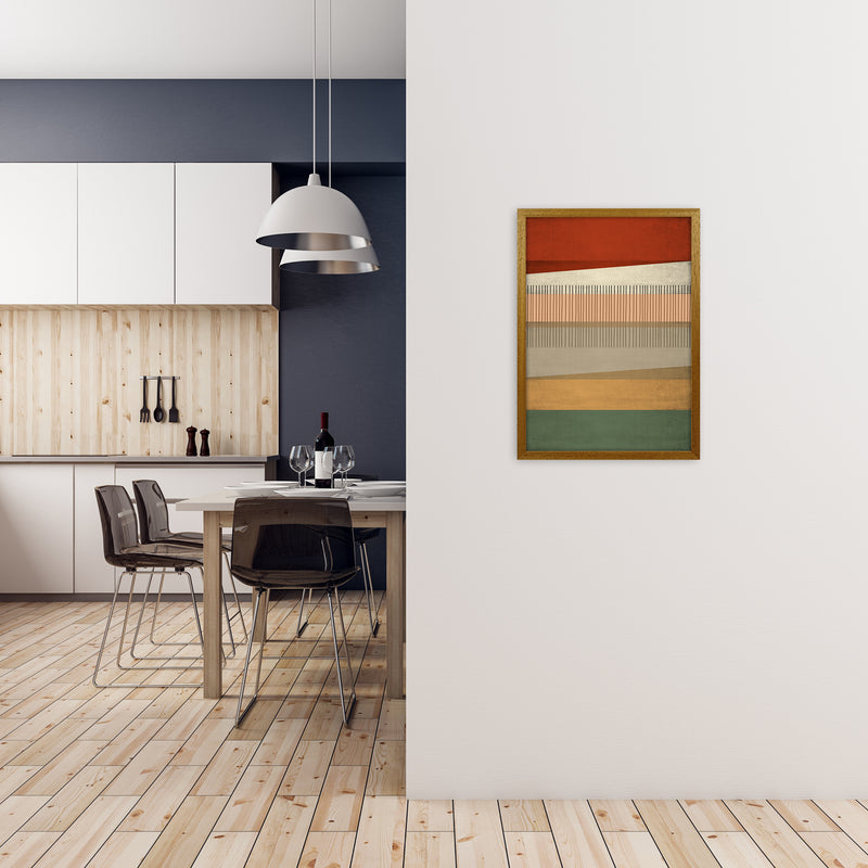 Abstract Earth Tone Prints B A2 Print Only