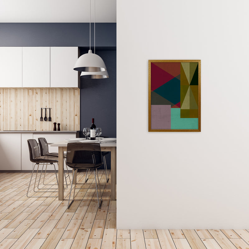 Dark Colourful Abstract Print A A2 Print Only