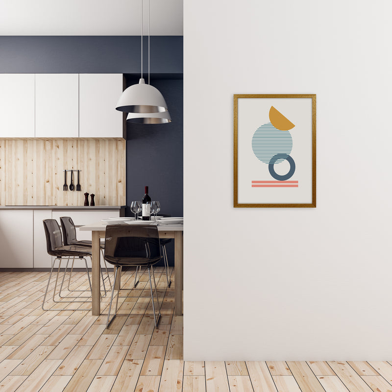 Mid Century Modern Prints on Grey E A2 Print Only