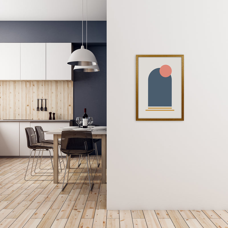 Mid Century Modern Prints on Grey F A2 Print Only