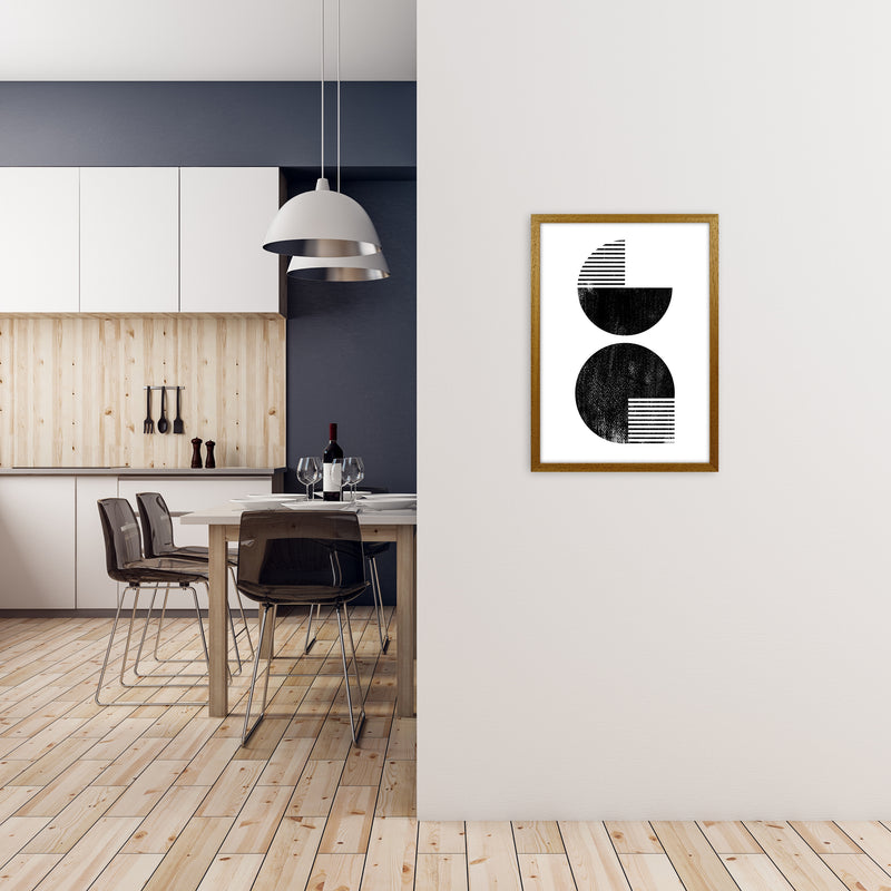 Black and White Mid Century A2 Print Only