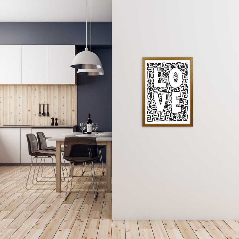 Doodle LOVE Print Original A2 Print Only