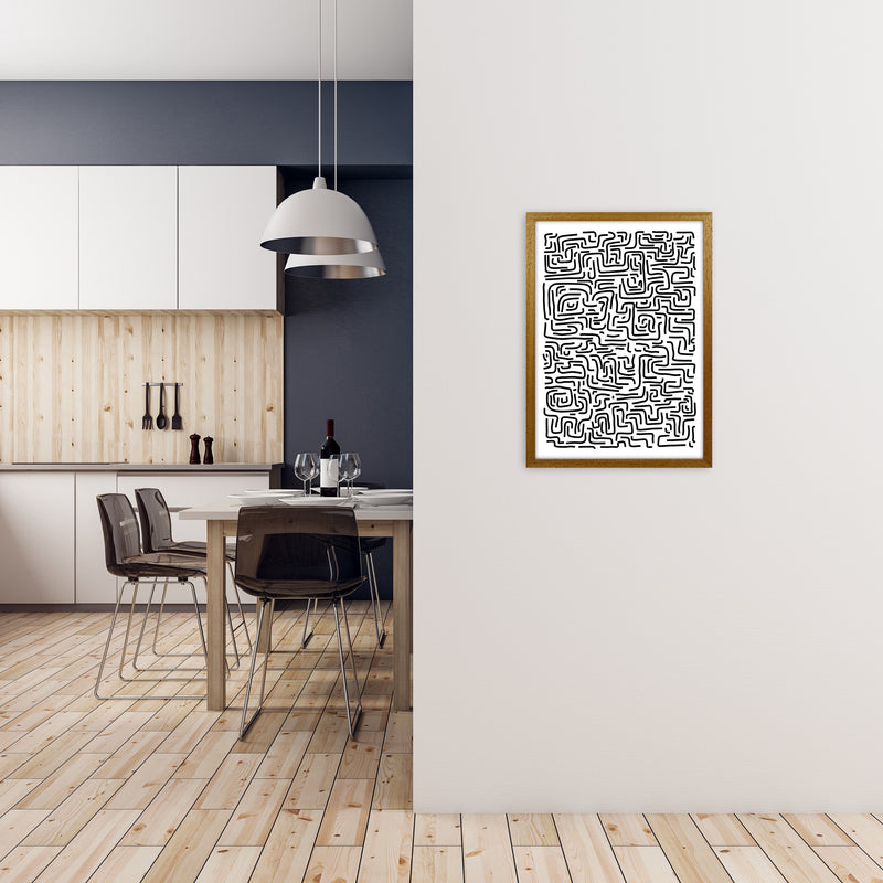 Large Doodle Print Original A2 Print Only