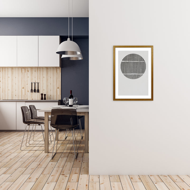 Mid Century Black and White A2 Print Only