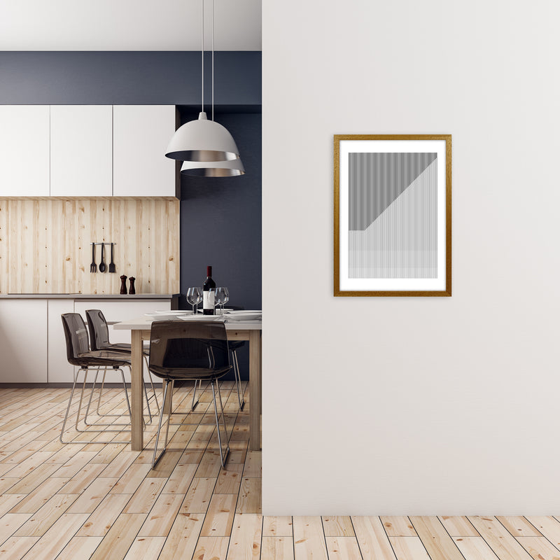 Simple Black and White Bauhaus A2 Print Only