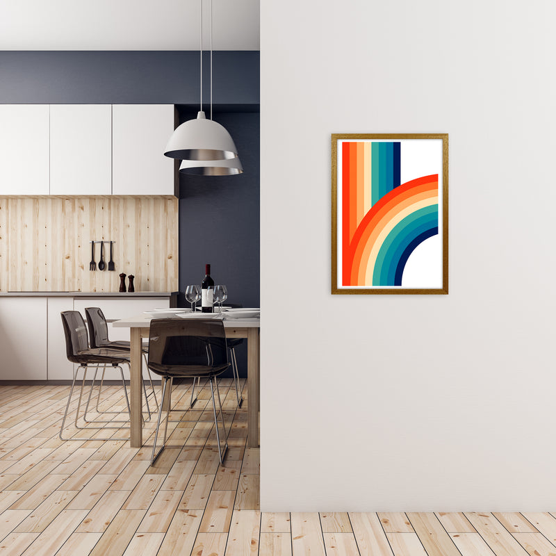 Rainbow Curve One Original A2 Print Only