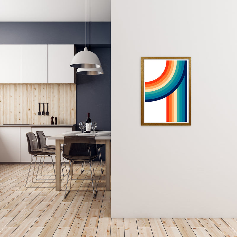 Rainbow Curve Two Original A2 Print Only