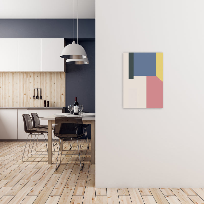 Abstract Multicolour Original A2 Black Frame